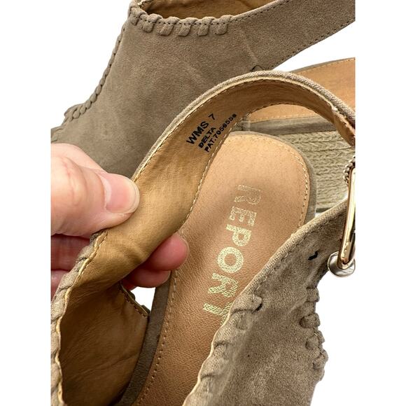 Report Suede Espadrille Wedges - Picture 5 of 9